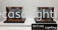 TYPE : ROMANZO (LEFT) Chengai Wood. D300MM Outdoor Pillar Light OUTDOOR LIGHT