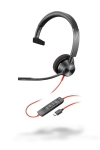 BLACKWIRE 3310-M USB-A / USB-C Wired USB Headset POLY (PLANTRONICS) Headset