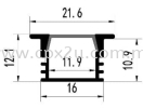 CPX-LED-C923G (3 meter) LED TRIP LIGHT CASING & RUBBER