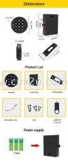 CPX-FL929 (Number Lock) SMART CABINET LOCK