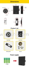 CPX-FL995 (Finger Print Lock) SMART CABINET LOCK