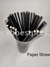 Paper Straw Black PAPER STRAW