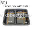 BT-1 Food Container with Lids 50pcs+/- TAKE AWAY PACKAGING PRODUCTS