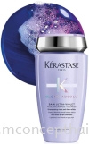 Blond Ultra Violet Shampoo for Bleaching and Damage Hair 250ml Kerastase Blond Absolu - neutralizes brassiness and unwanted yellow tones while deeply nourishing and restoring sensitized, lightened hair Krastase - Discover the miracle of luxury haircare