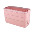 LB 3183 Wheat Straw Bento Box