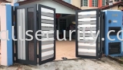 ALUMINIUM TRACKLESS FOLDING GATE Aluminium Trackless Folding Gate Aluminium Gate - i-SmartGate