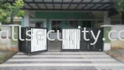 ALUMINIUM TRACKLESS FOLDING GATE Aluminium Trackless Folding Gate Aluminium Gate - i-SmartGate