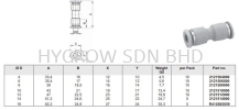 Rexroth Union Straight Connector Push-In Fitting 12mm [Clearance Stock] Pneumatics Industrial