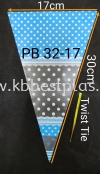 PB 32-17 Gift Packing 50pcs+/- Gift  Bag Plastic Bag