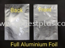 Full Silver Aluminum Vacuum Foil Bag 50pcs+/- Silver Bag Plastic Bag