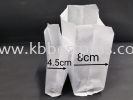 Mini Paper Bag White 4"x 6" 100pcs+/- Paper Bag