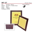 WP 127 Wooden Plaque