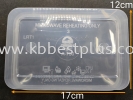 CB Ware A750 Rectangle Tupperware 50pcs+/- RECTANGLE CONTAINER Plastic Containers