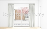 2021 Acacia Costa Brava 01 Angora Leaves Curtain Curtain