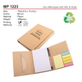 MP 1223 Eco Memopad With Pen & Ruler