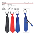 T 399 Primary Tie with Zip