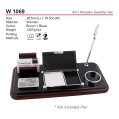 W 1069 Wooden 6in1 Desktop Set