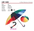 UM 1460 12 Ribs Rainbow Umbrella