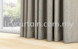 Graphical Stripe Striata Stripia 02 Sky Graphical Curtain Curtain