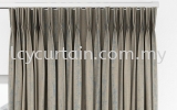 Graphical Stripe Striata Stripia 02 Sky Graphical Curtain Curtain