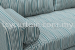 Upholstery Stripe Bingo 09 Aqua Stripe Upholstery Fabric