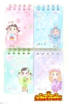 SAKURA GIRLS SPIRAL NOTEBOOK A7  (3 IN 1 PACK) Book Stationery & Craft