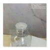 100ml Transparent Clear PET Bottle with Chrome Silver Screw Cap - PIB003 Screw Cap Bottles Bottles