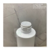 100ml White PET Bottle with Chrome Silver Screw Cap - PIB007 Screw Cap Bottles Bottles