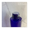 100ml Transparent Blue PET Bottle with Chrome Silver Screw Cap - PIB002 Screw Cap Bottles Bottles