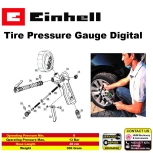 EINHELL Tire Pressure Gauge Digital