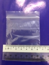Plastic Zipper Bag 4X6 Inchi - 100pcs/pkt Alat Tulis