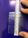 Plastic Zipper Bag 4cm x7cm - 100pcs Alat Tulis