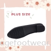 PlusSize Women 1 inch Heel Shoes- PS-221-2- BLACK Colour Plus Size Shoes