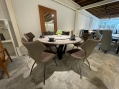 Marble Dining Table With 6 Arm Chairs (BR4+BTT2+A473+x1639)