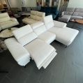 CAZONE L SHAPE 3 SEATER SOFA WITH SINGLE INCLINER (MOTORISED)