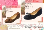 PlusSize Women 2 inch Wedges Shoes- PS-2218-21 BROWN Colour Plus Size Shoes