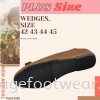 PlusSize Women 2 inch Wedges Shoes- PS-2218-26 BLACK Colour Plus Size Shoes