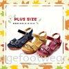 PlusSize Women 2 inch Sandals- PS-880-2 MAROON Colour Plus Size Shoes