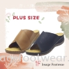 Plus Size Comfort Slipper -PS 818-56- KHAKI Colour Plus Size Shoes