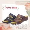 Plus Size Comfort Slipper  -PS 818-30- MAROON  Colour Plus Size Shoes