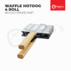 Spare Part Hotdog hot dog sausage waffle maker machine gas 4 Roll Waffle Machine