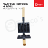 Spare Part Hotdog hot dog sausage waffle maker machine gas 4 Roll Waffle Machine