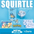 Durio 546K Pokmon 4 Ply Surgical Face Mask - Squirtle