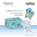 Durio 546K Pokmon 4 Ply Surgical Face Mask - Squirtle