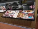 Aluminium lightbox with surface acrylic sheet c/w inkjet sticker Menu & Advertising Display Lightbox