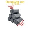 CHARCOAL BBQ ARANG KAYU ̿ (1kg - Hookah Shisha Coconut Charcoal Arang Kelapa C Hexagon) Shisha Charcoal