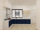 BUKIT BANYAN KITCHEN CABINET -MELAMINE DOOR  KITCHEN CABINET 