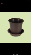 (305) Felton Round Pot 2459 Flower Plant Plastic Modern Design Home Garden Indoor Outdoor Pasu Bunga Hiasan Rumah