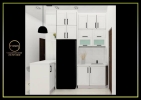 ECO BLOOM KITCHEN CABINET -MELAMINE DOOR  KITCHEN CABINET 