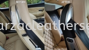 BENTLEY SEAT COVER SPRAY FROM BEIGE TO BLACK  Car Leather Seat and interior Repairing